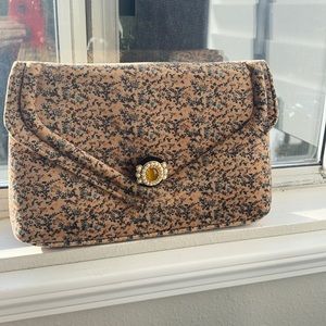 NWT Anthropologie Mustard Clutch
